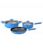 Bateria de cocina 5pz azul Hudson Valley