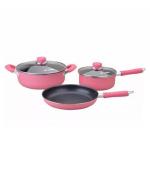 Bateria de cocina 5pz Rosa Hudson Valley