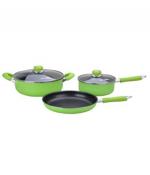 Bateria De Cocina 5pz verde Hudson Valley