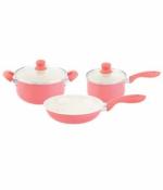 Bateria De Cocina Aluminio 5 Pzs Coral HUDSON 