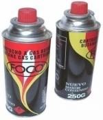 Carga de gas butano en aerosol 