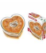 Molde corazón vidrio templado