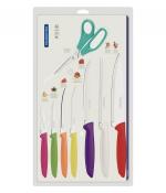Set de cuchillos + Tijera Lines PLENUS Tramontina
