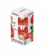 Juego x3 flaneras c/tapa 