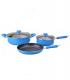 Bateria de cocina 5pz azul Hudson Valley