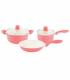Bateria De Cocina Aluminio 5 Pzs Coral HUDSON 